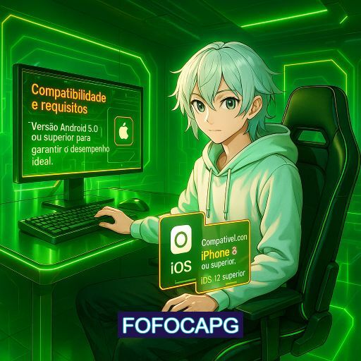 Imagem promocional do app oficial FOFOCAPG destacando a conveniência de jogar cassino online pelo celular ou navegador