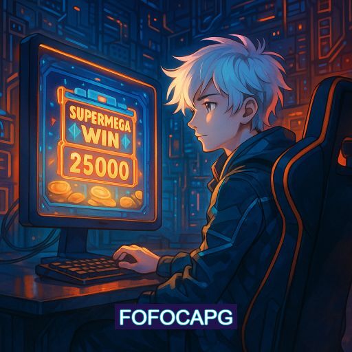 Imagem promocional do app oficial FOFOCAPG destacando a conveniência de jogar cassino online pelo celular ou navegador