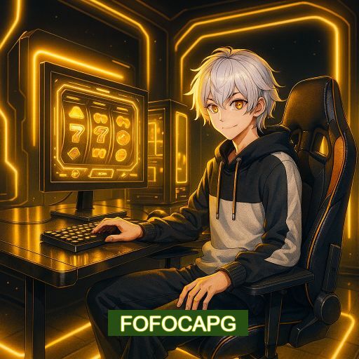Imagem promocional do app oficial FOFOCAPG destacando a conveniência de jogar cassino online pelo celular ou navegador