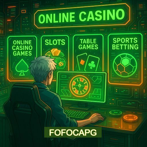 Imagem promocional do app oficial FOFOCAPG destacando a conveniência de jogar cassino online pelo celular ou navegador