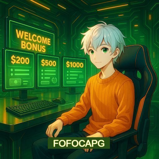 Imagem promocional do app oficial FOFOCAPG destacando a conveniência de jogar cassino online pelo celular ou navegador