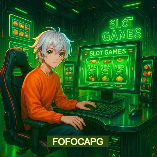 Imagem promocional do app oficial FOFOCAPG destacando a conveniência de jogar cassino online pelo celular ou navegador