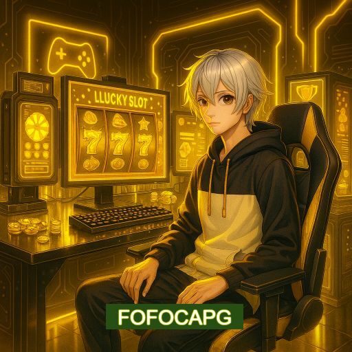 Imagem promocional do app oficial FOFOCAPG destacando a conveniência de jogar cassino online pelo celular ou navegador